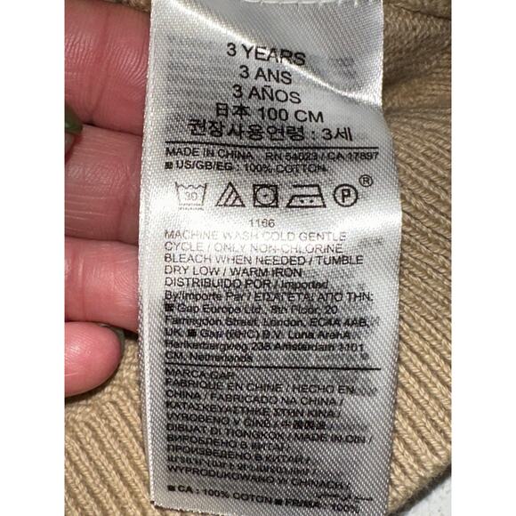 Disney for Baby Gap Toddler Girls 3 T Sweater Ruffle Tan Minnie Mouse - Picture 4 of 5